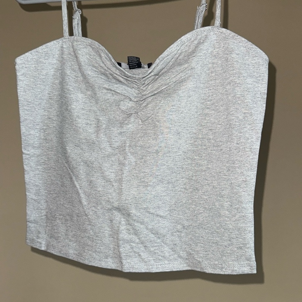 Forever 21 light grey tank top